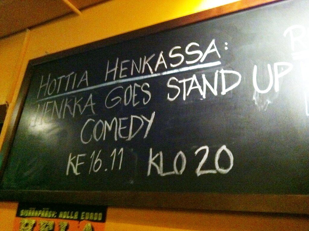 Joo, olen esiintymässä.